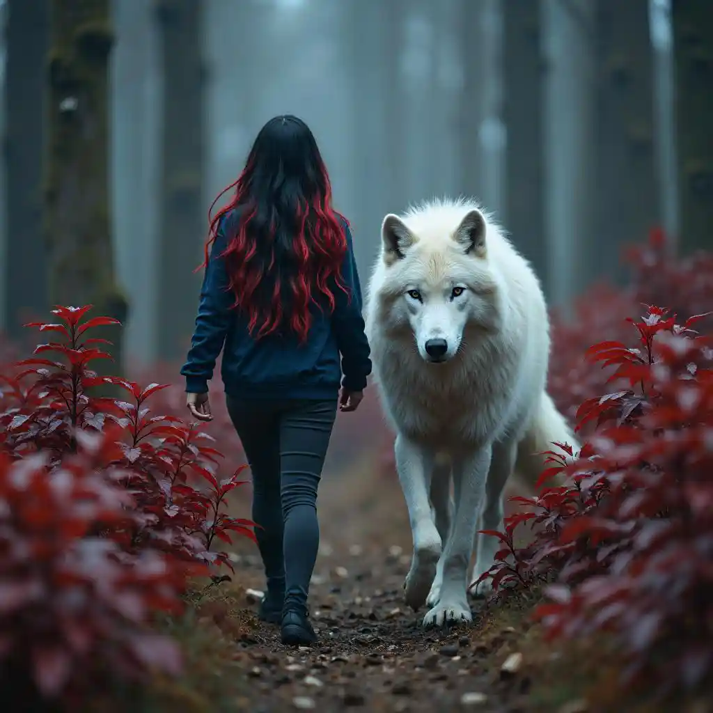 Der Wolf und die Frau