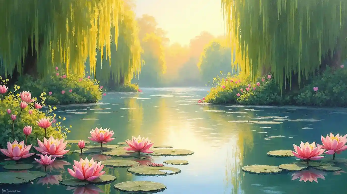 Monet-Inspired Landscape