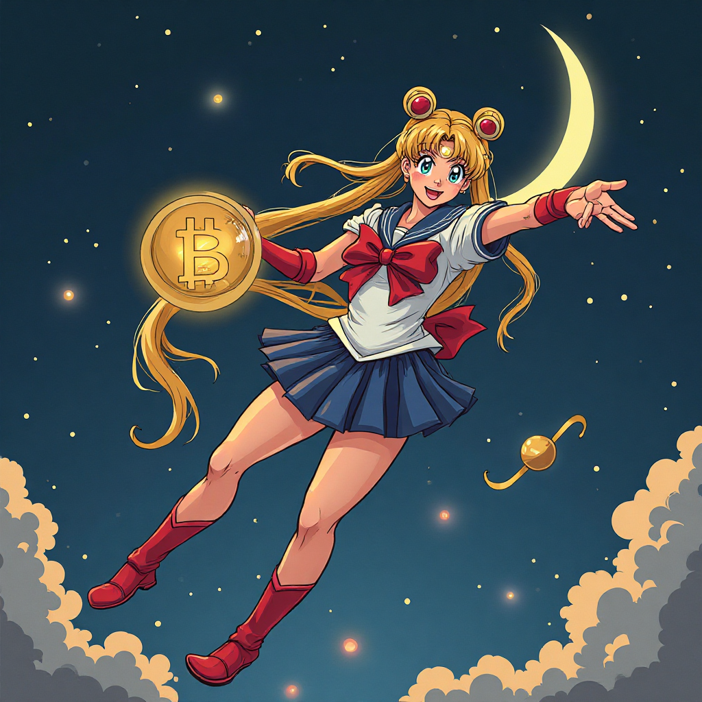 Michael Saylor Transforms into Sailor Moon with Bitcoin in Space